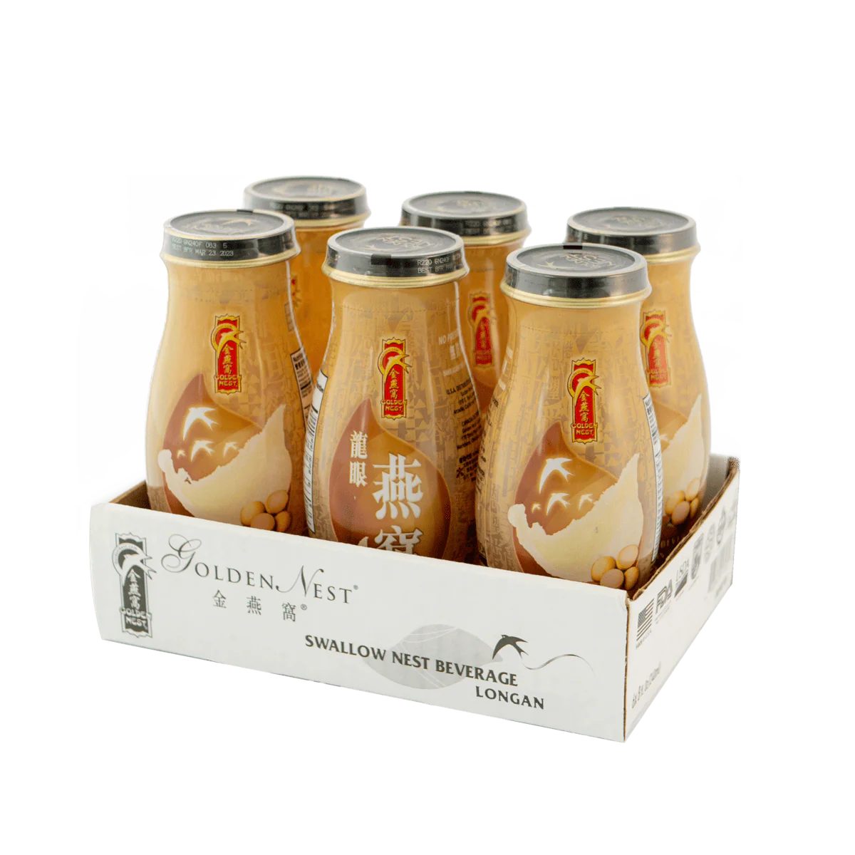 Premium Bird's Nest Drink - Longan -  6 or 12 Bottles x 240ml (8 oz.) - Image 3