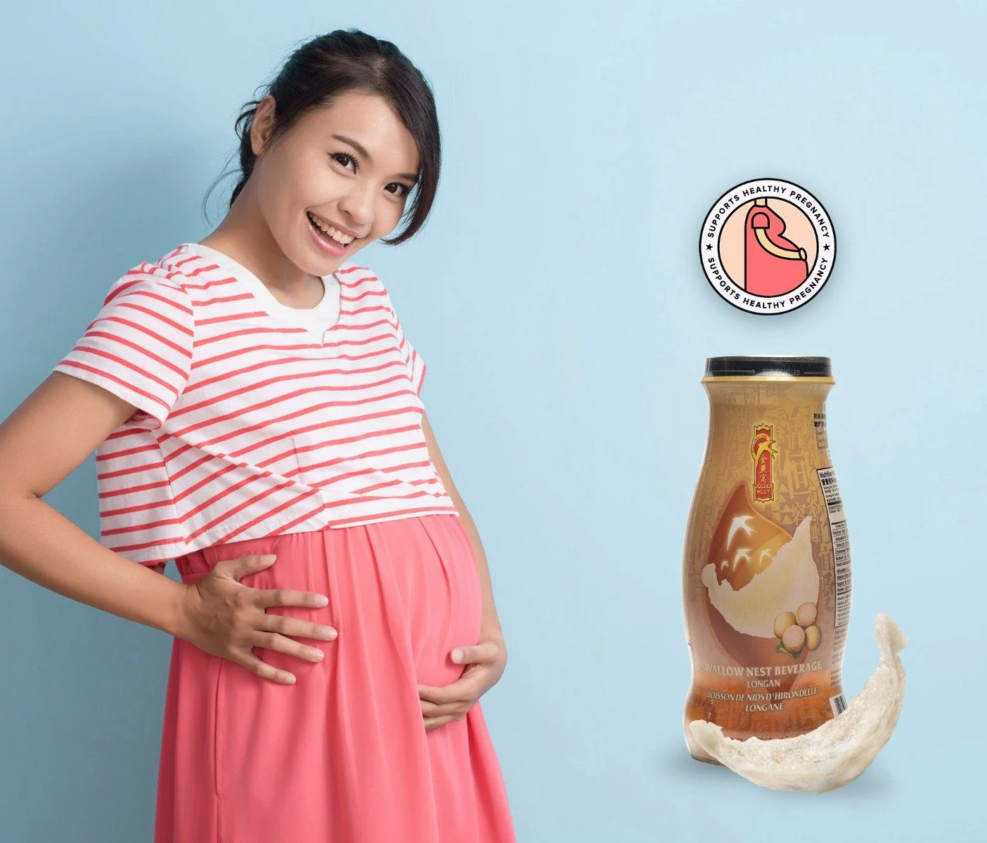Premium Bird's Nest Drink - Longan -  6 or 12 Bottles x 240ml (8 oz.) - Image 7