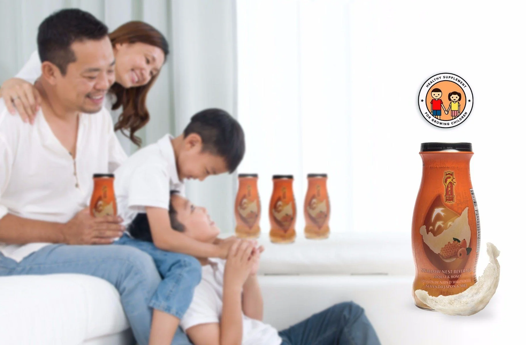 Premium Bird's Nest Drink - Loquat and Honey - 6 or 12 Bottles x 240ml (8 oz.) - Image 6