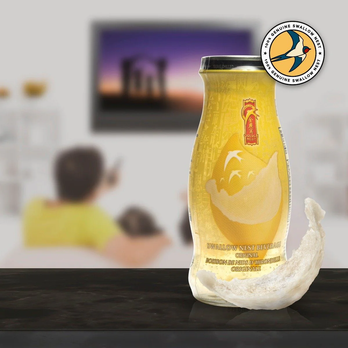 Premium Bird's Nest Drink - Original -  6 or 12 Bottles x 240ml (8 oz.) - Image 5