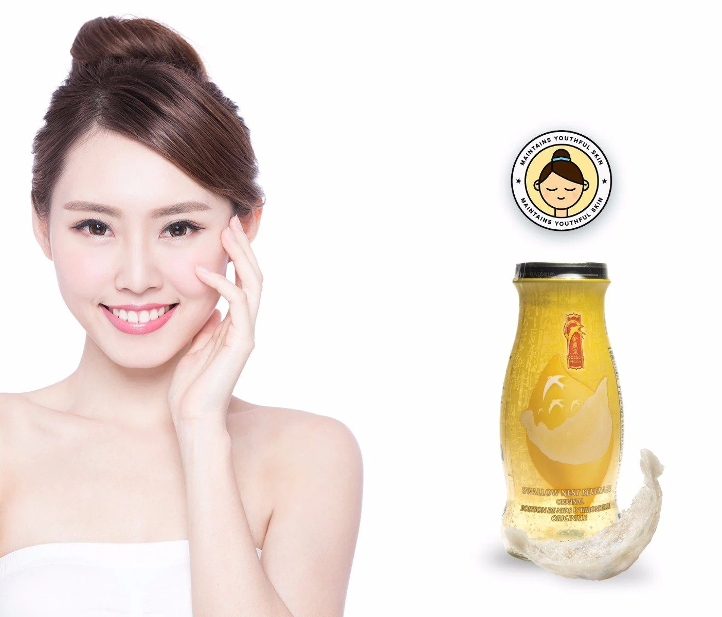 Premium Bird's Nest Drink - Original -  6 or 12 Bottles x 240ml (8 oz.) - Image 8