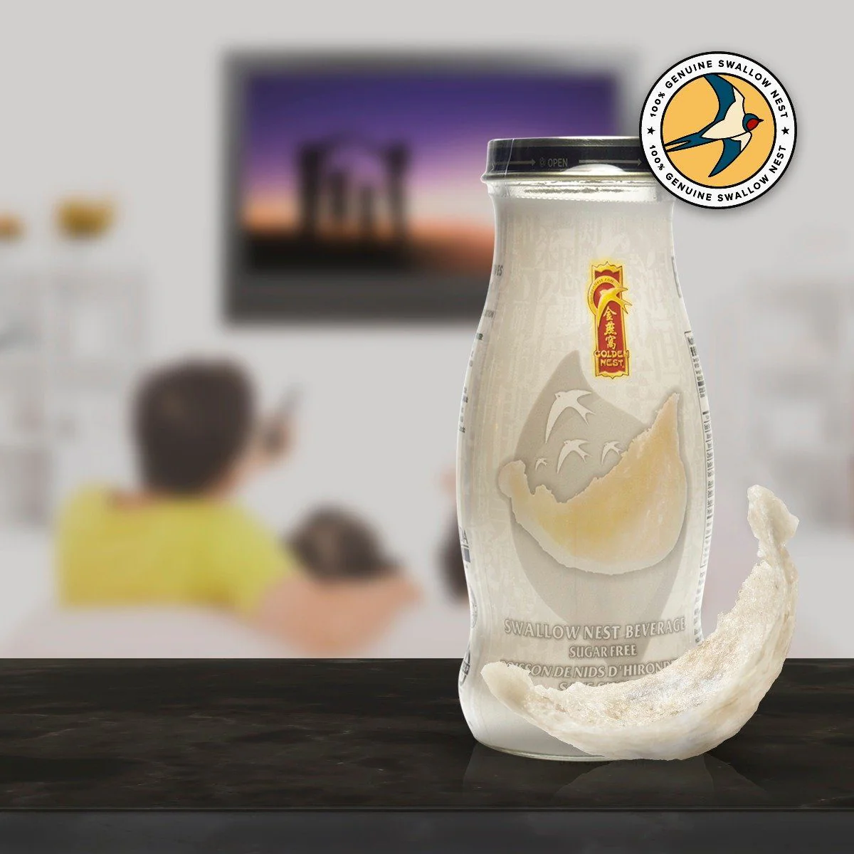 Premium Bird's Nest Drink -  Sugar Free -  6 or 12 Bottles x 240ml (8 oz.) - Image 5