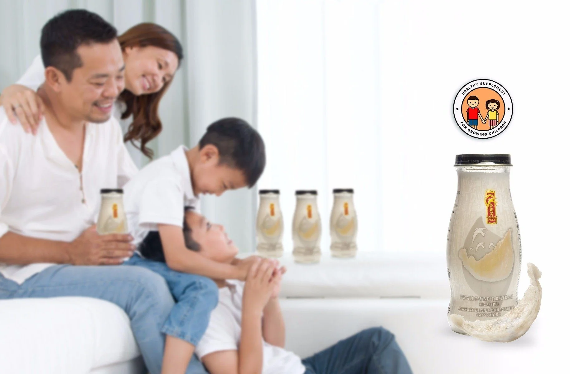 Premium Bird's Nest Drink -  Sugar Free -  6 or 12 Bottles x 240ml (8 oz.) - Image 6