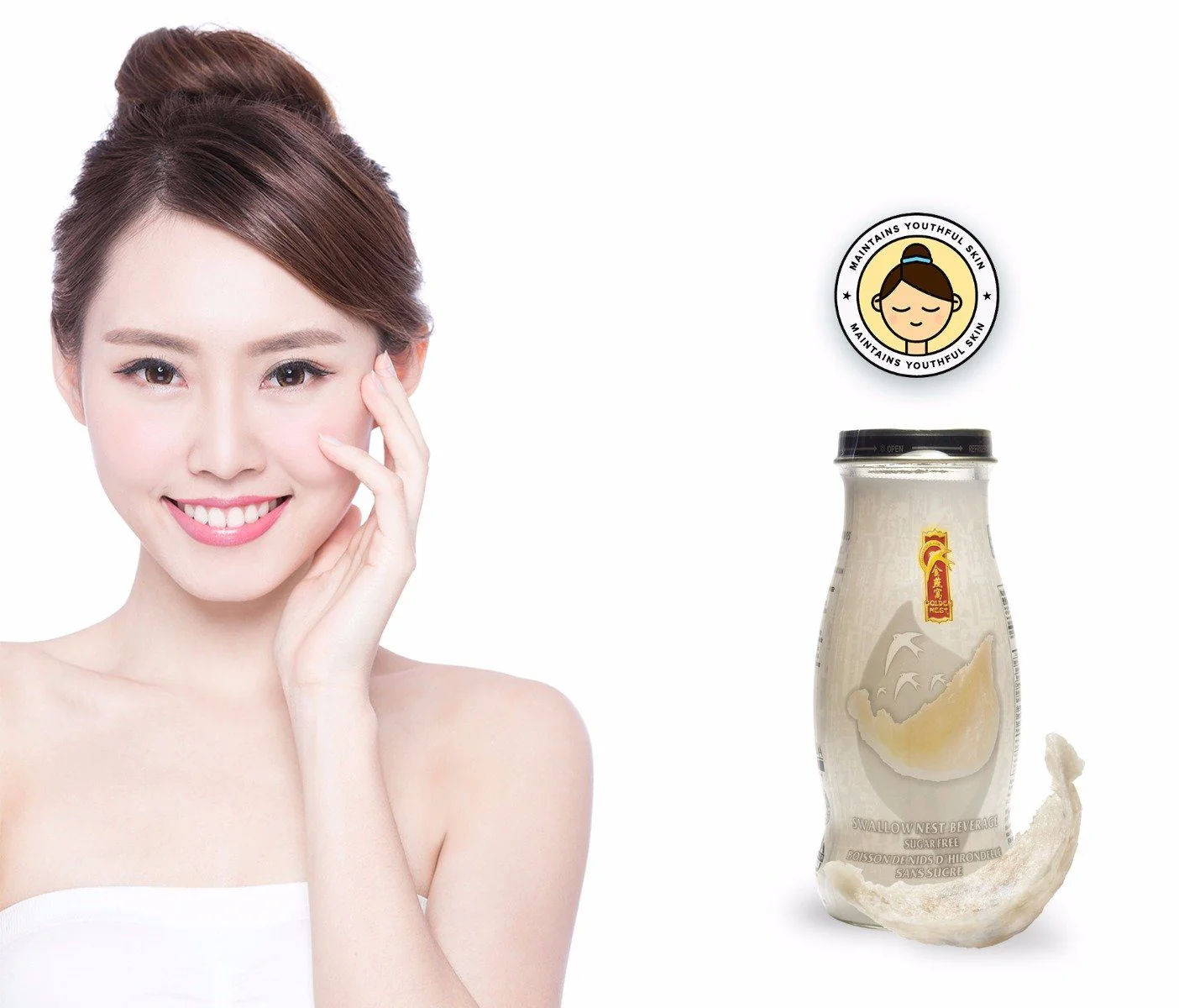 Premium Bird's Nest Drink -  Sugar Free -  6 or 12 Bottles x 240ml (8 oz.) - Image 8
