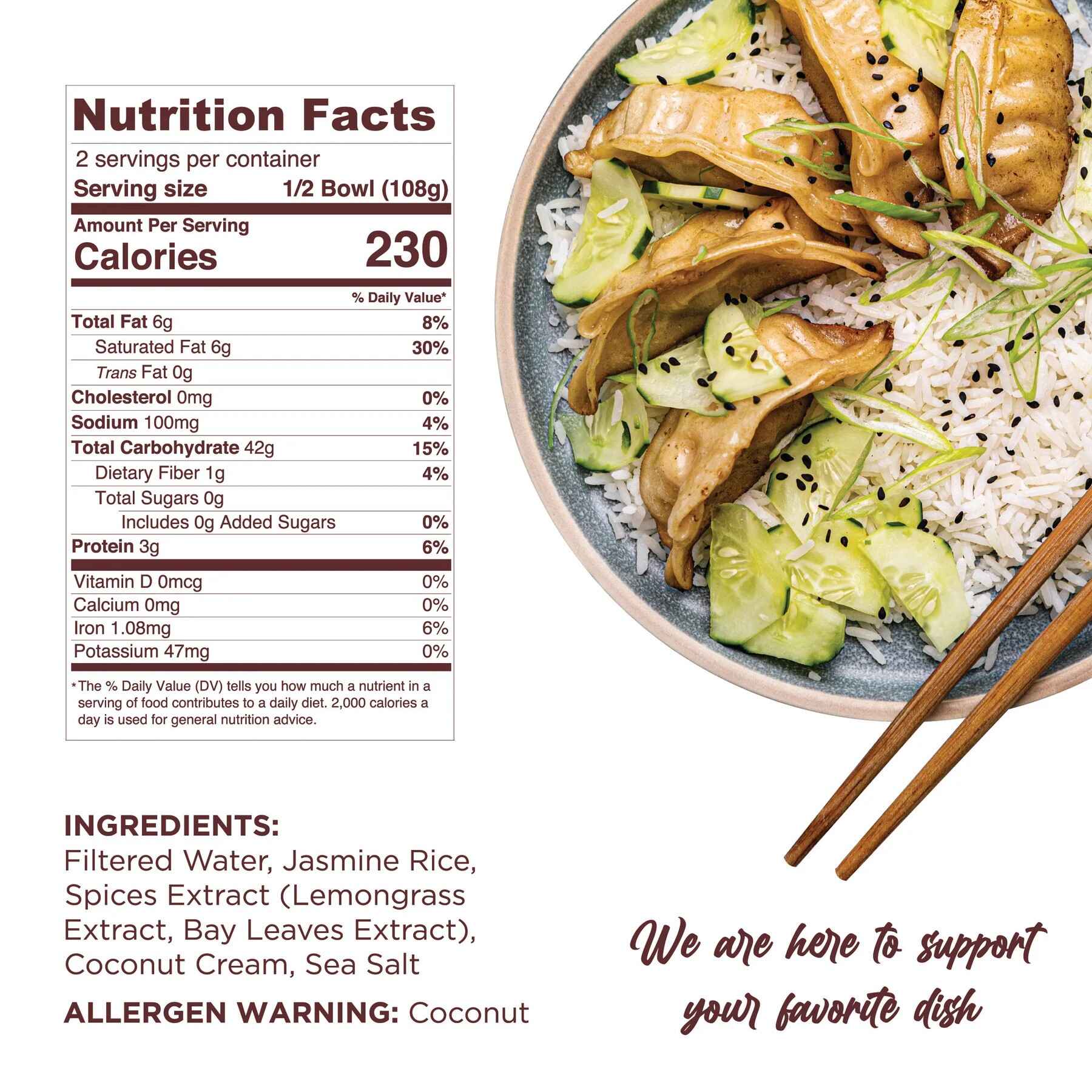 Golden Nest Coconut Rice – 6 Ready-to-Eat Bowls, 7.6 oz - Image 5