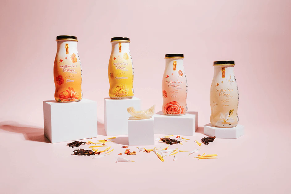Premium Swallow Bird’s Nest Collagen - Limited Edition 4-Flavor Variety Pack (240 mL/ 8 oz each) - Image 4